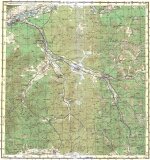 Карта M-49-01 поселок Заиграево