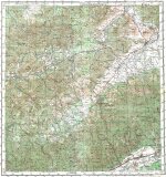 Карта M-49-02 поселок Новокижингинск