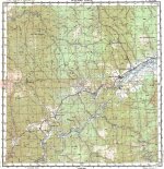 Карта M-49-13 поселок Красный Чикой