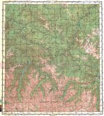 Карта N-47-13 поселок Верхняя Гутара
