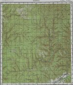 Карта N-48-09 поселок Знаменка
