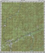Карта N-48-10 поселок Жигалово