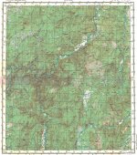Карта N-48-12 поселок Карам