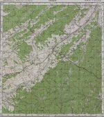 Карта N-48-28 поселок Баяндай