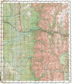 Карта N-49-01 поселок Гоуджекит