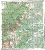 Карта N-49-16 поселок Нарафтит