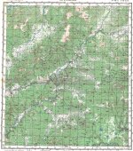 Карта N-49-17 поселок Варваринский