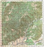 Карта N-49-31 поселок Верхние Тальцы