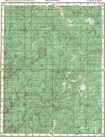Карта O-48-03 поселок Петрович