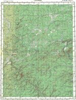 Карта O-48-06 поселок Буринда