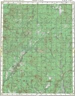Карта O-48-10 поселок Чула