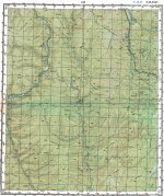 Карта O-48-35 поселок Ния