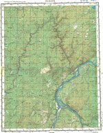 Карта O-49-05 поселок Пеледуй