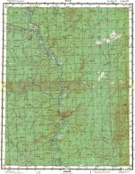Карта O-49-07 поселок Непа