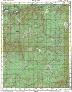 Карта O-49-15 поселок Коршуново