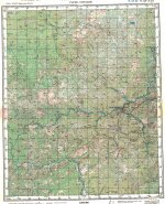 Карта O-49-22 поселок Горно-Чуйский