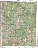 Карта O-49-24 поселок Додыхта