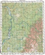 Карта O-49-25 поселок Верхнемартыново