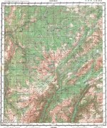 Карта O-49-32 поселок Перевал