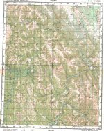 Карта O-50-09 поселок Перевоз