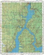 Карта O-48-19 г. Усть-Илимск