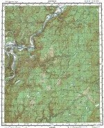 Карта O-49-19 г. Киренск