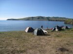 Иркутская область - международный палаточный лагерь на острове Ольхон