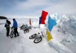 Иркутская область - экстремальная ледовая гонка по льду Байкала